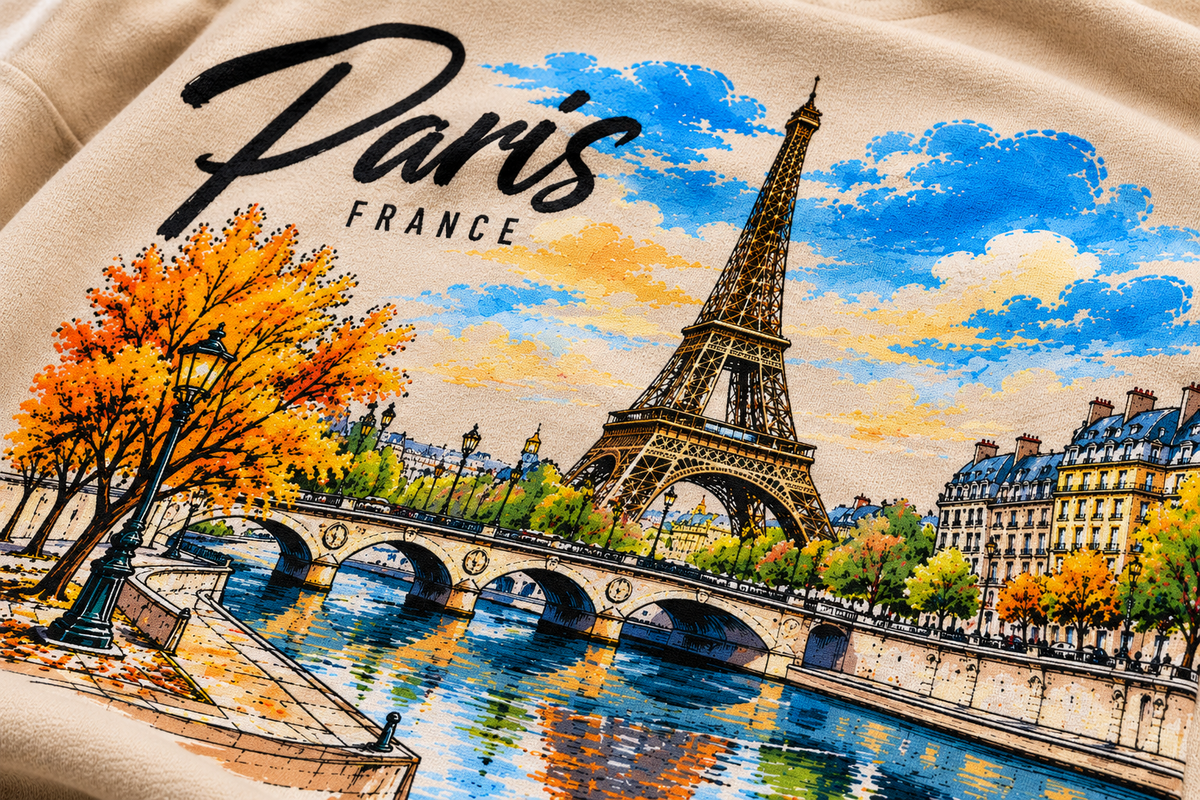 PARIS ESCAPE – PREMIUM OVERSIZED T-SHIRT | TREN TEES