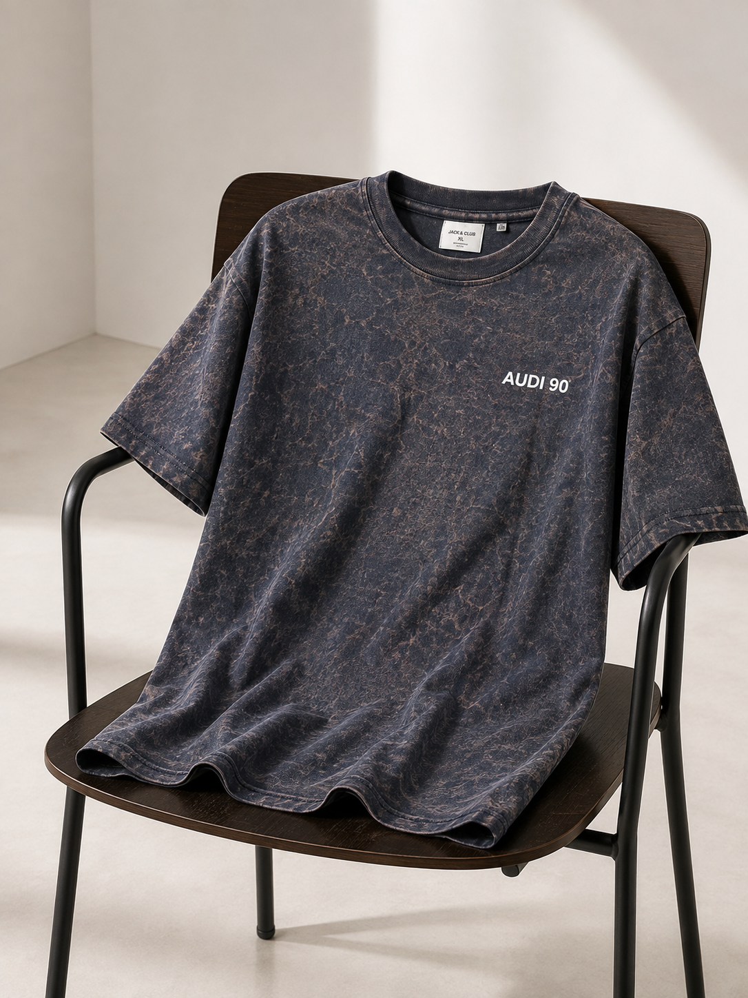 AUDI 90 QUATTRO ACID WASH OVERSIZED T-SHIRT | Tren Tees