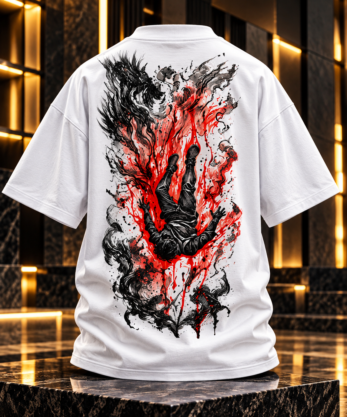 HELLFIRE REAPER OVERSIZED T-SHIRT | TREN TEES