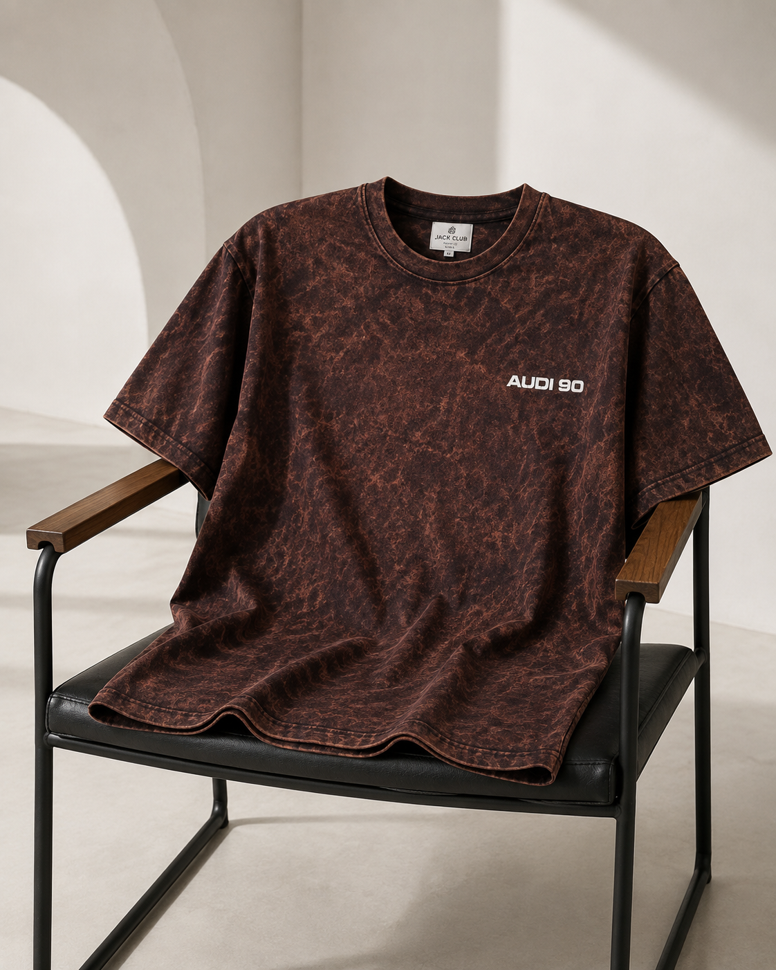 AUDI 90 QUATTRO ACID WASH OVERSIZED T-SHIRT | Tren Tees