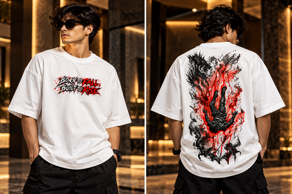HELLFIRE REAPER OVERSIZED T-SHIRT | TREN TEES