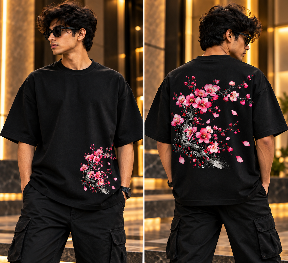 Floral Collection Oversized T-Shirt | Tren Tees