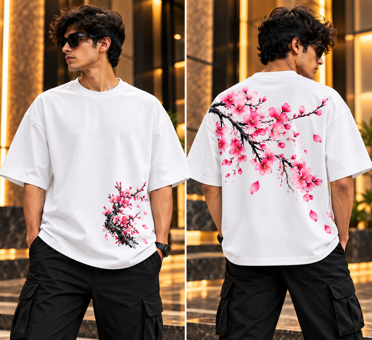Floral Collection Oversized T-Shirt | Tren Tees