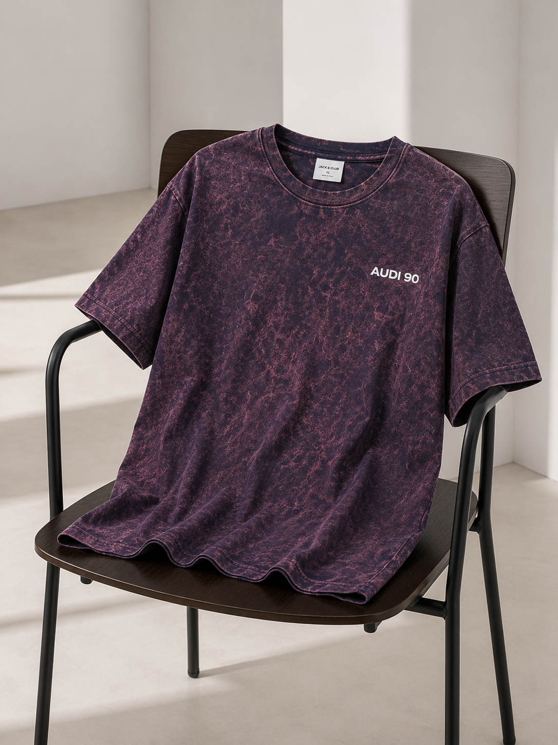 AUDI 90 QUATTRO ACID WASH OVERSIZED T-SHIRT | Tren Tees