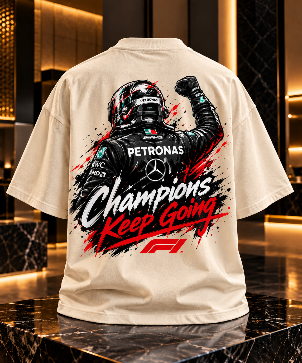 CHAMPIONS KEEP GOING – PREMIUM OVERSIZED T-SHIRT | TREN TEES