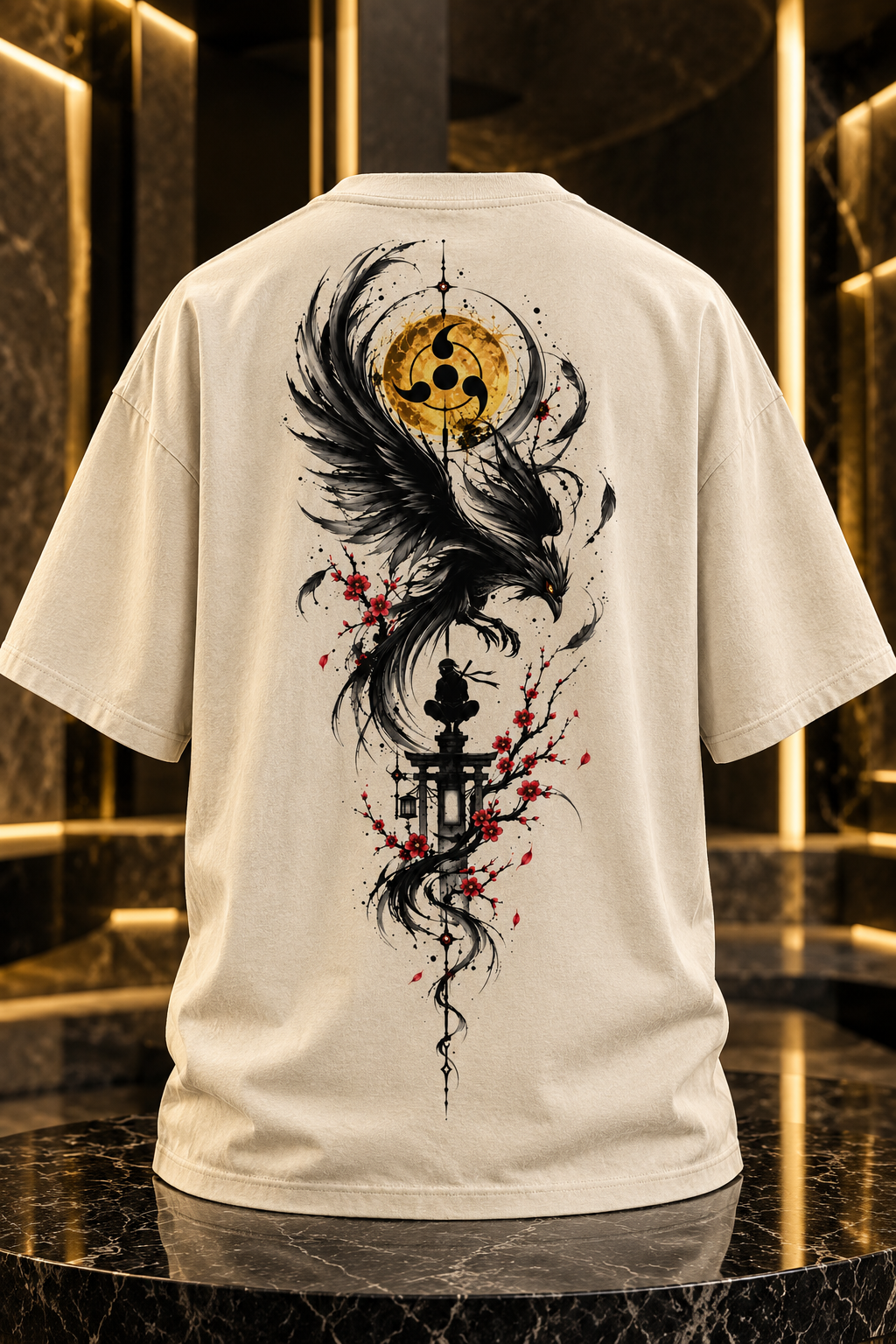 RAVEN SHADOW OVERSIZED T-SHIRT | TREN TEES