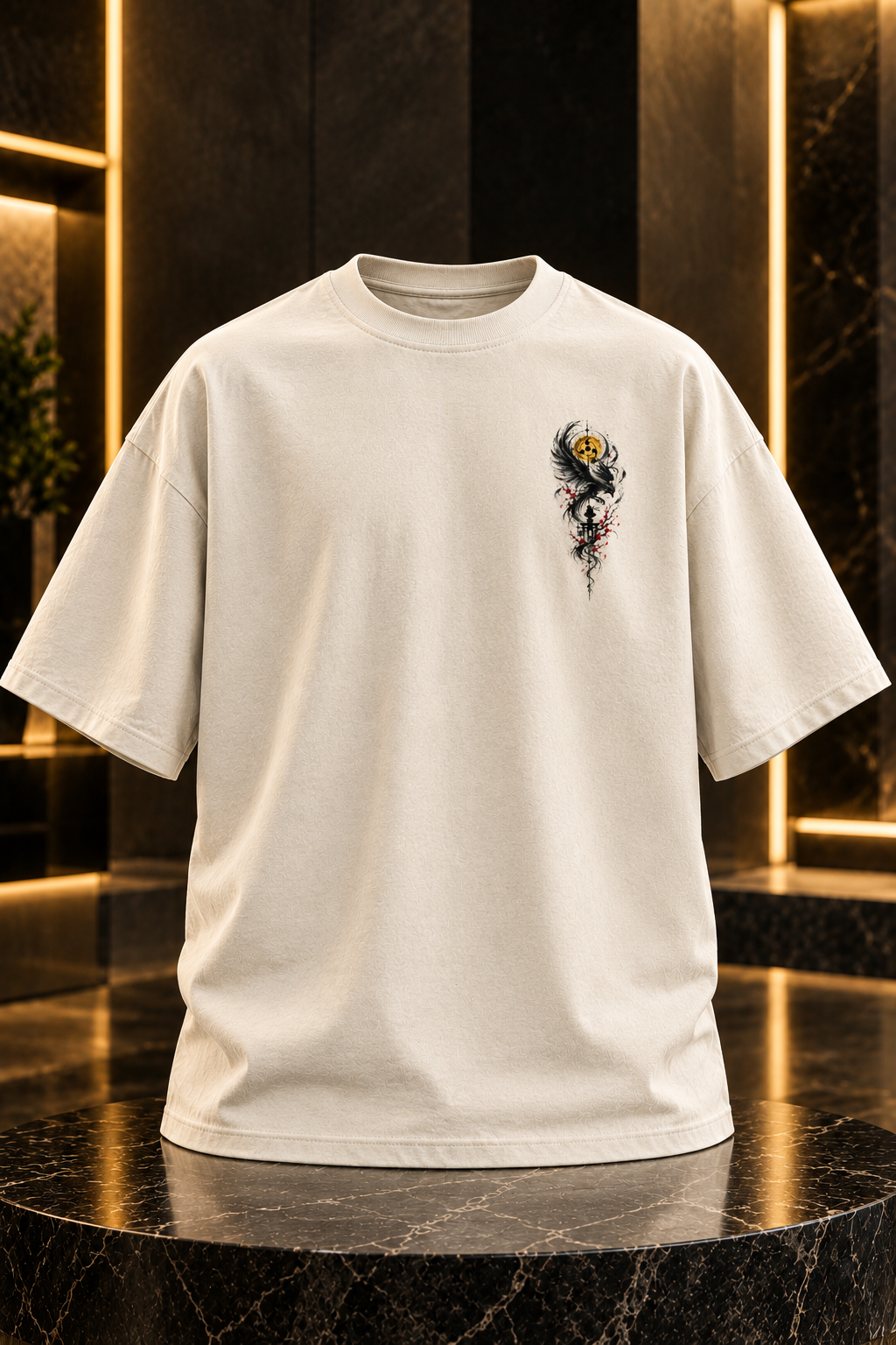 RAVEN SHADOW OVERSIZED T-SHIRT | TREN TEES