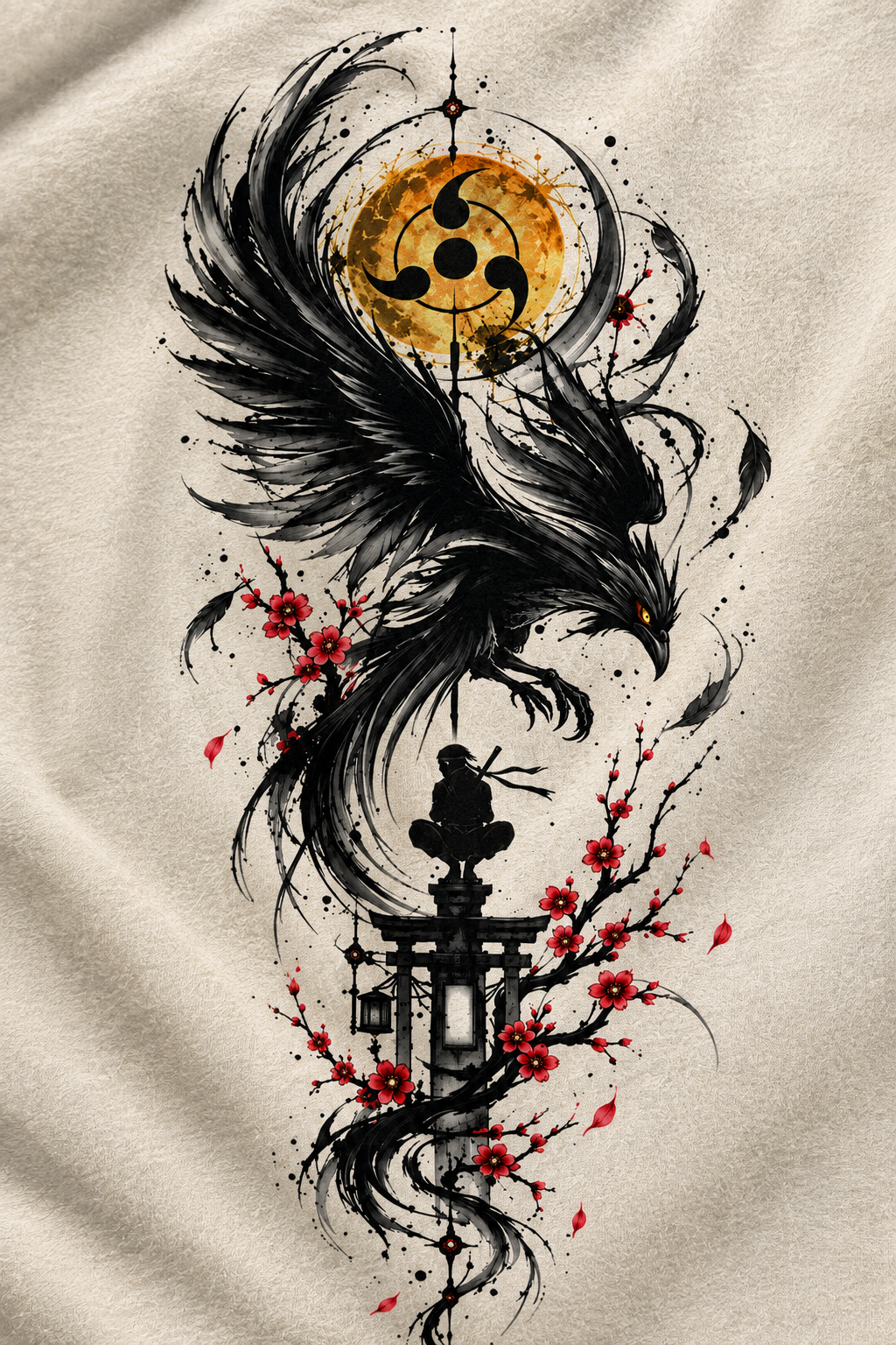 RAVEN SHADOW OVERSIZED T-SHIRT | TREN TEES