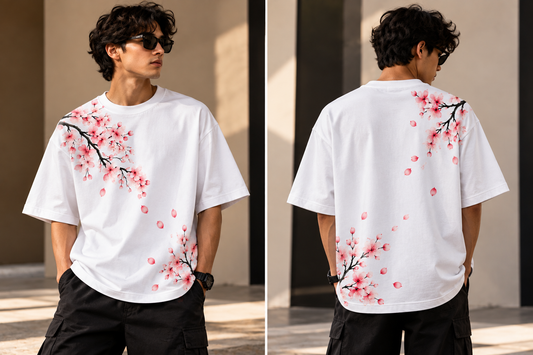 Floral Collection Oversized T-Shirt | Tren Tees