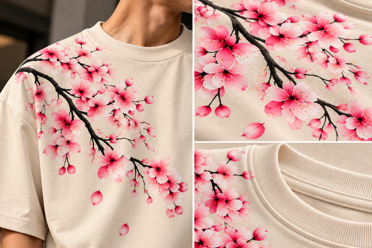 Floral Collection Oversized T-Shirt | Tren Tees