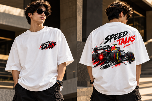 F1 LIFE – PREMIUM OVERSIZED T-SHIRT | TREN TEES
