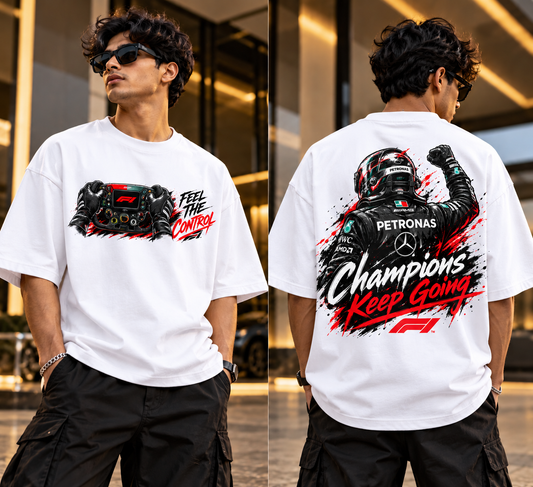 CHAMPIONS KEEP GOING – PREMIUM OVERSIZED T-SHIRT | TREN TEES