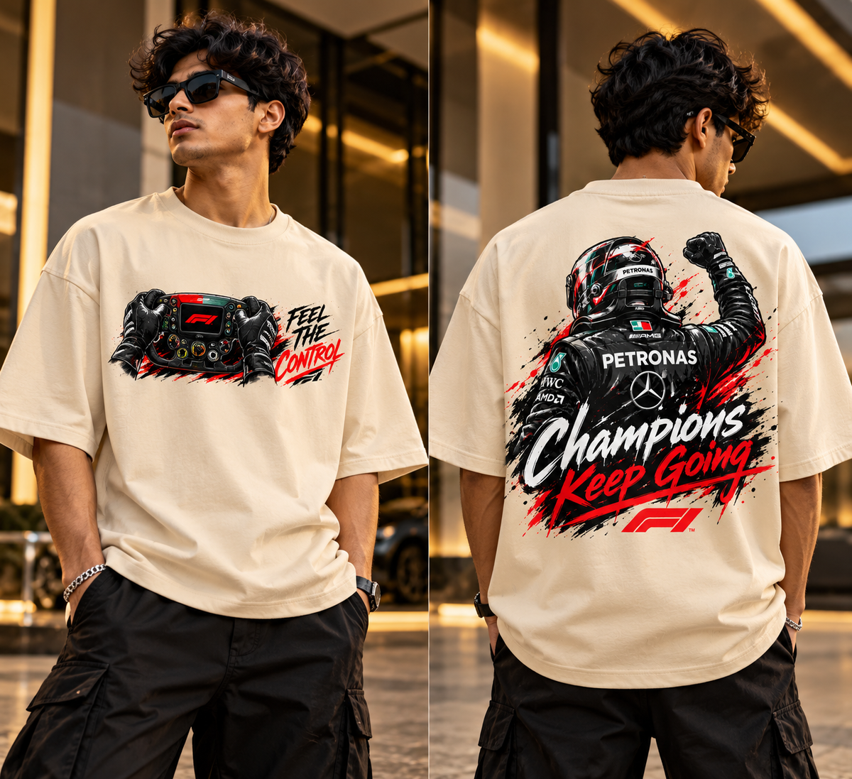 CHAMPIONS KEEP GOING – PREMIUM OVERSIZED T-SHIRT | TREN TEES