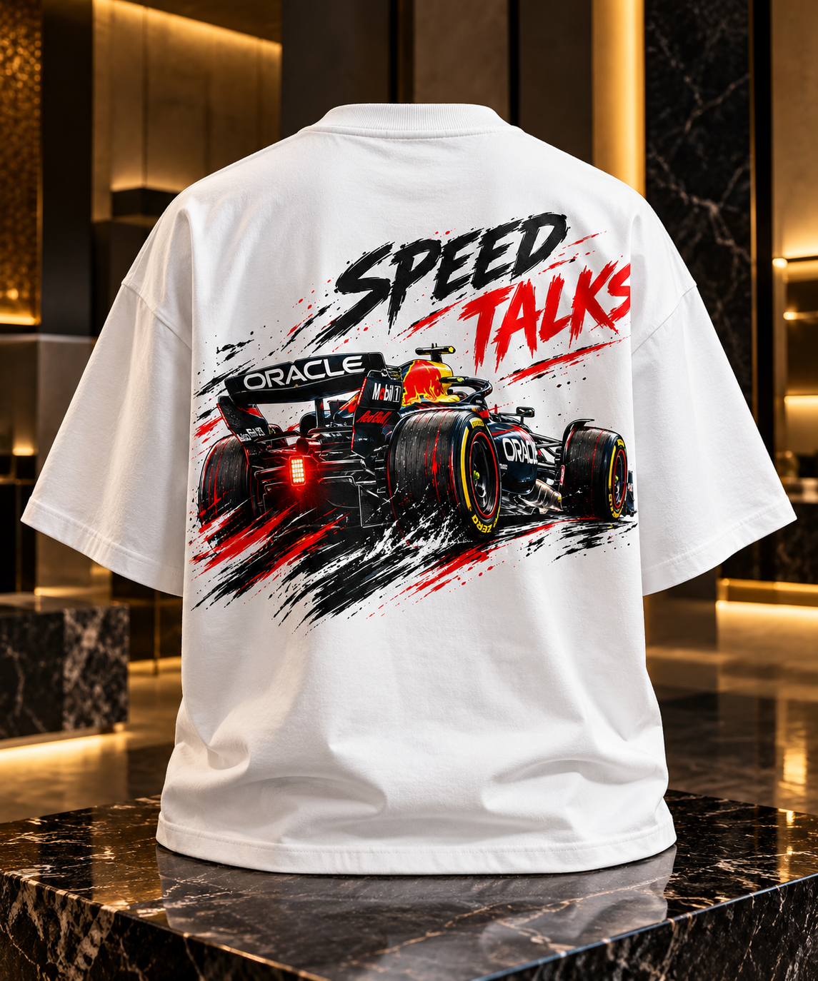 SPEED TALKS – PREMIUM OVERSIZED T-SHIRT | TREN TEES